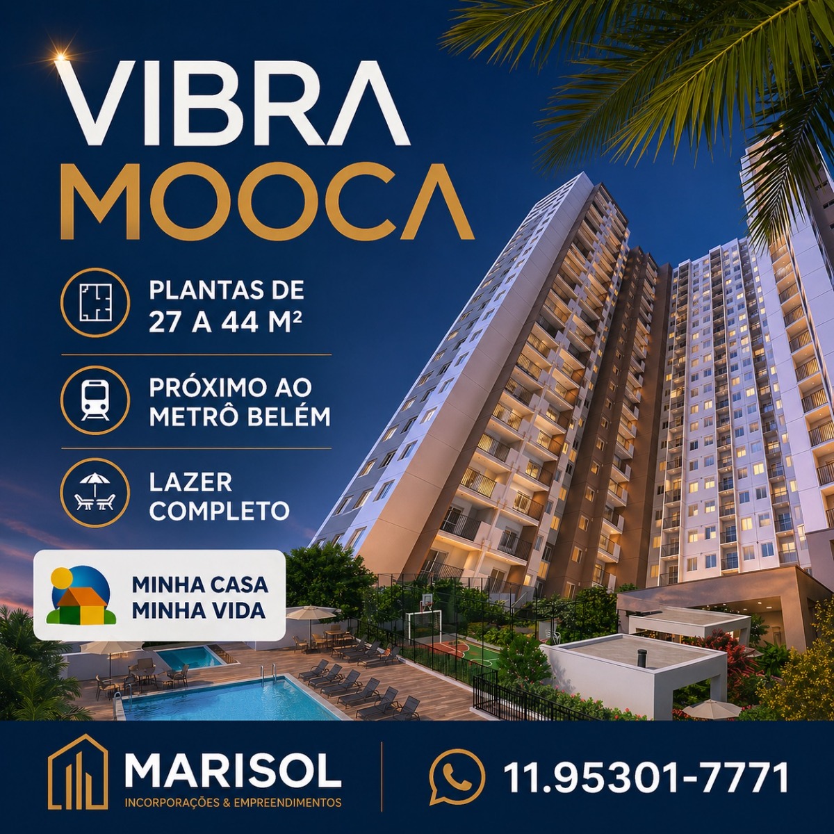 Apartamento na MOOCA