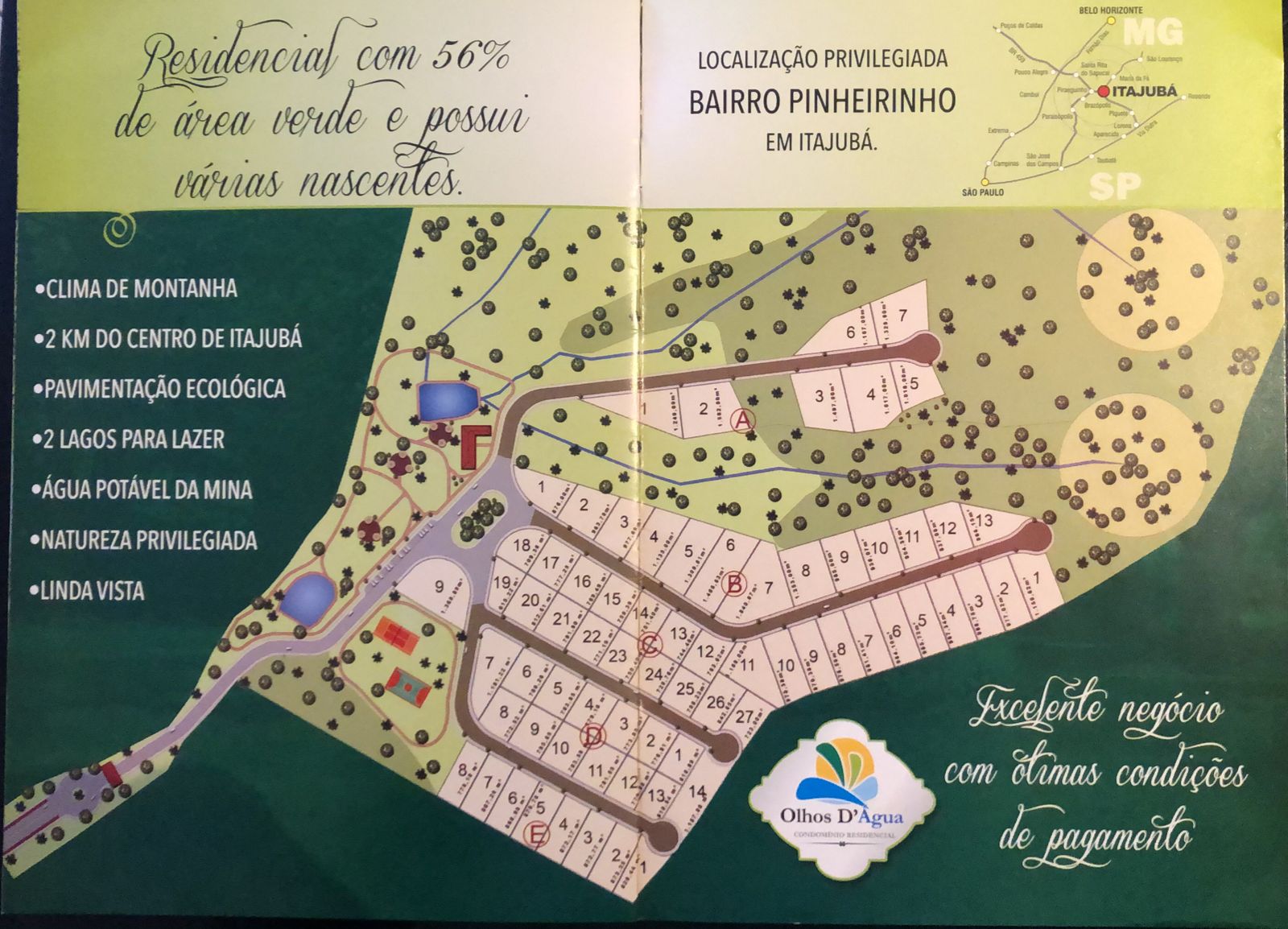 Foto do anúncio: Venda - Terreno (Em condomínio) - Pinheirinho - Itajubá/MG - Cod. 4