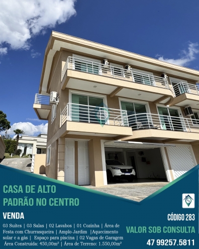 Venda - Casa (Em condomínio) - Centro - São Bento do Sul/SC - Cod. 283