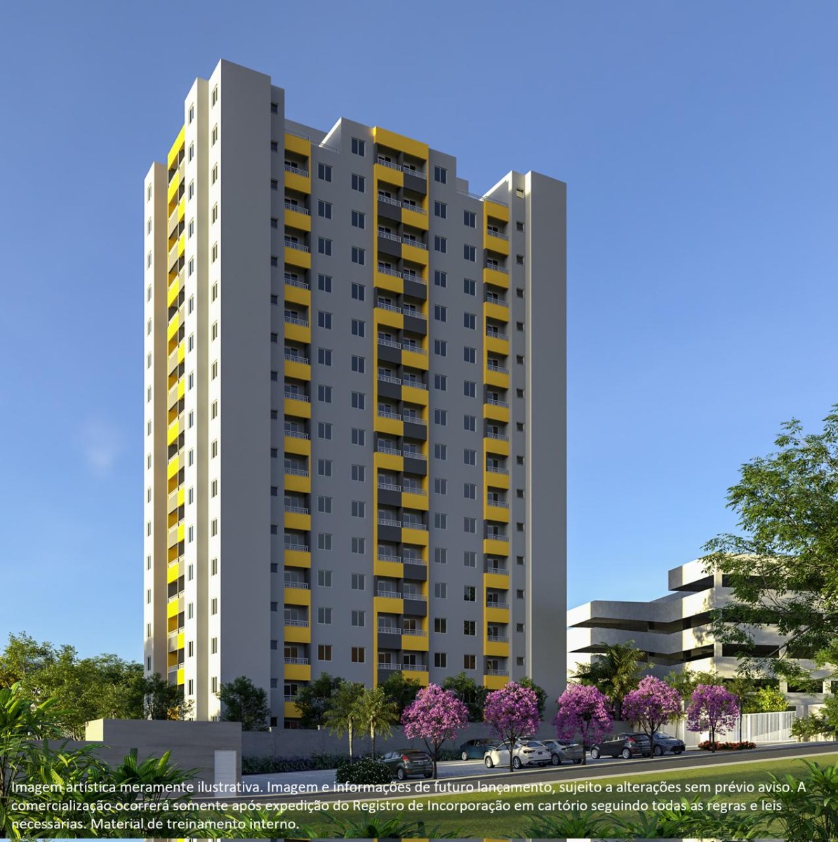 Apartamento 1 Dormitório com Varanda e Vaga