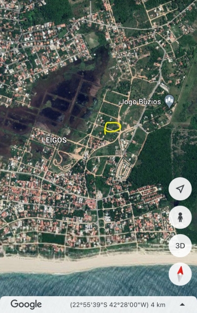 Venda - Terreno (Em rua) - Leigos - Saquarema/RJ - Cod. IMOB73