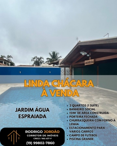 Venda - Casa (Padrão) - Jd Água Espraiada - Santa Rita do Passa Quatro/SP - Cod. IMOB078013