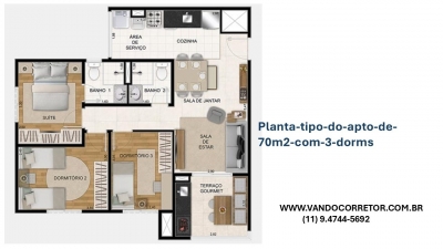 Venda - Apartamento (Padrão) - City Bussocaba - Osasco/SP - Cod. E0172