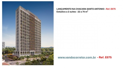 Venda - Apartamento (Padrão) - Chácara Santo Antônio (Zona Sul) - São Paulo/SP - Cod. E075