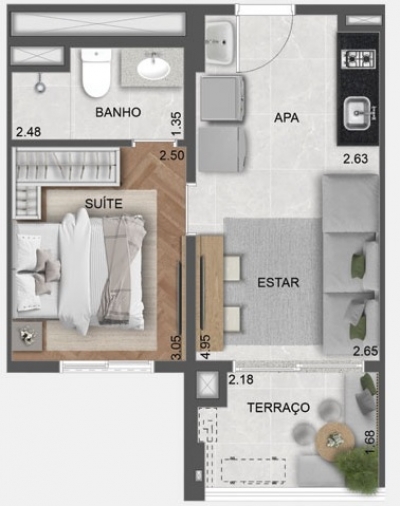 Venda - Apartamento (Padrão) - Vila Dom Pedro II - São Paulo/SP - Cod. E072