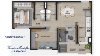 Venda - Apartamento (Padrão) - Centro - Osasco/SP - Cod. E083